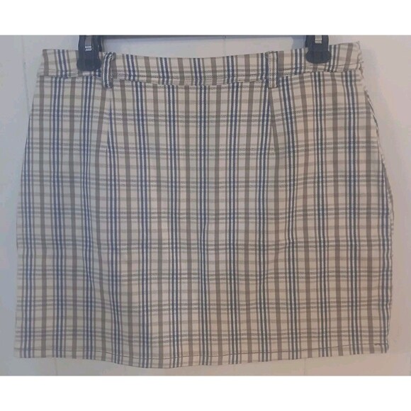 Forever 21 Zipper Pocket Plaid Miniskirt  Women's Size 28 Waist  Preppy Academia - Picture 2 of 5